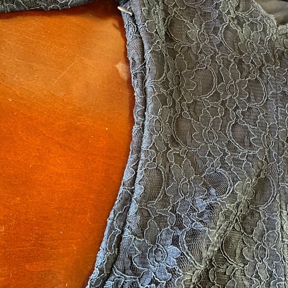 Joseph Ribkoff Size 6 Blue Lace Top Style 144469 (Size 6 or Size 8) - Picture 9 of 10